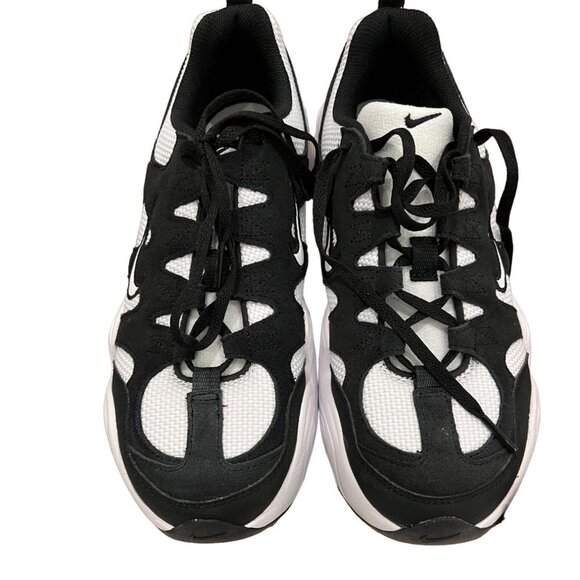 NIKE Black & White Tech Hera Sneakers - 40.5/ 7.5 US NWT - Picture 4 of 8